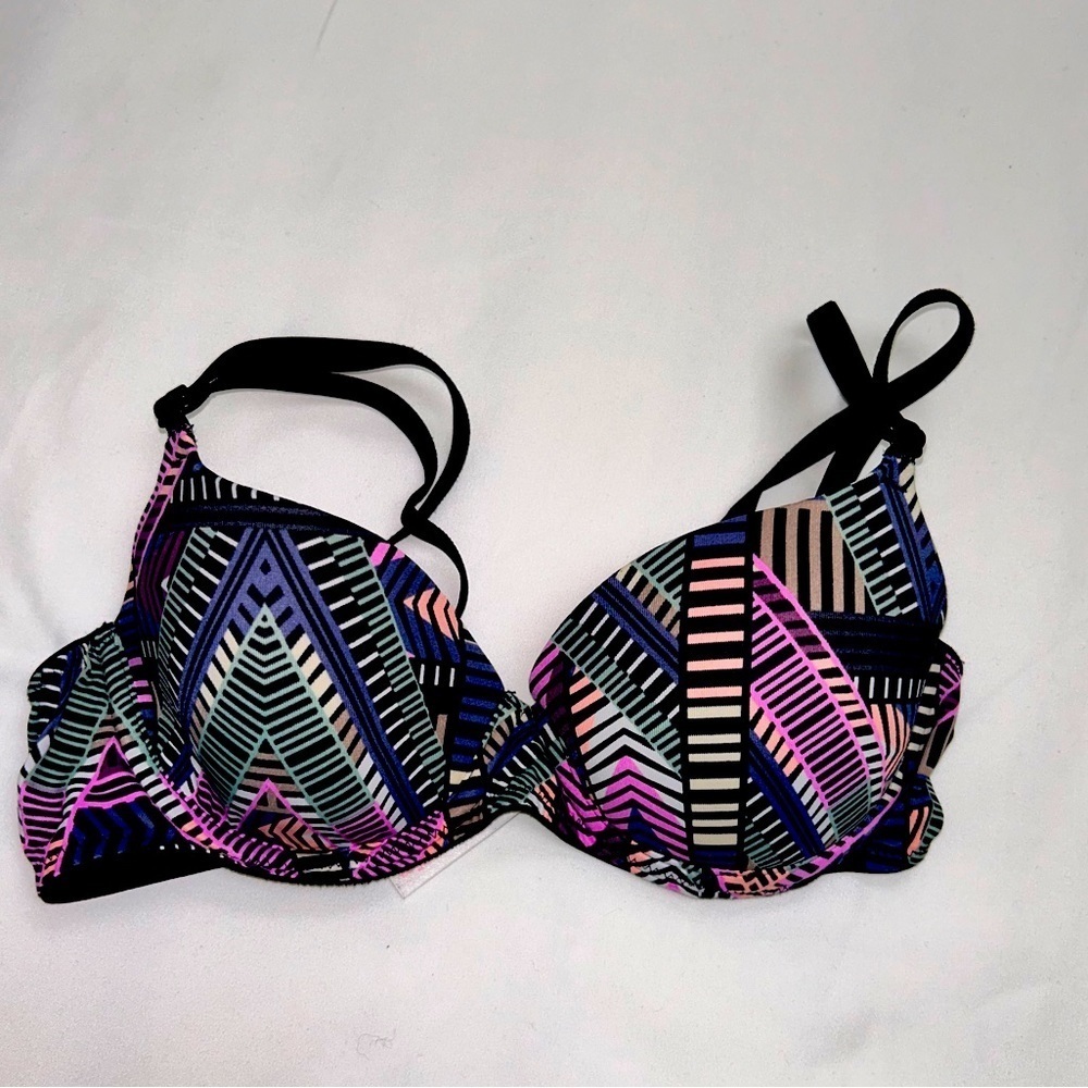 Victoria’s Secret Pink Geometric Neon Bra size 32 A​​